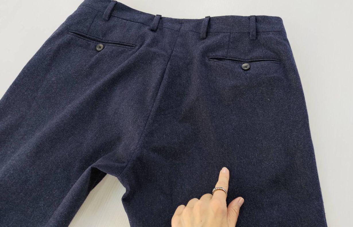 Штопка рваных штанов в Братске - готовый результат